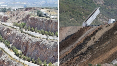 İzmir Büyükşehir Belediyesi, hafriyat toprağını kontrollü sahalarda yönetirken kullanım ömrünü