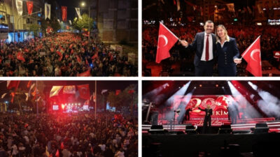 Denizli Büyükşehir Belediyesi tarafından düzenlenen 29 Ekim Cumhuriyet Bayramı kutlamaları