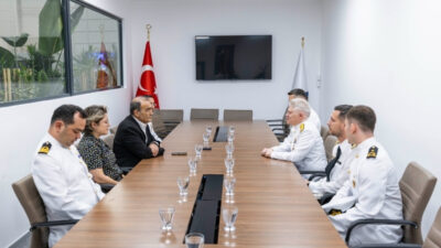 İzmir Körfezi’nde gerçekleştirilecek NUSRET-2026 Davet Tatbikatı için gelen Mayın Filosu