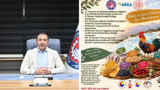 Denizli Ticaret Odası (DTO) girişimcilik ekosistemini güçlendirmek, yerel değerleri ekonomik