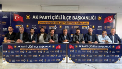 Çiğli Belediye Başkanı Onur Emrah Yıldız’ın AK Parti’ye katılmasıyla birlikte