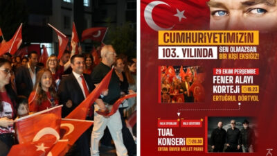 Torbalı Belediyesi, Cumhuriyetimizin 103. yıl dönümü dolayısıyla düzenlenecek kutlama programını