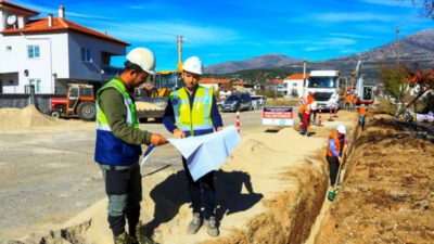 Denizli Büyükşehir Belediyesi DESKİ tarafından Tavas ilçesi Kızılca Mahallesi’nde 45,3